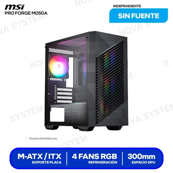 ( PRO FORGE M050A ) CASE MSI PRO FORGE M050A ( PRO FORGE M050A ) NEGRO | A-...