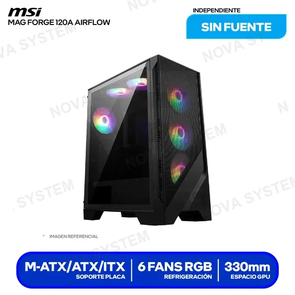 ( MAG FORGE 120A AIRFLOW ) CASE MSI MAG FORGE 120A AIRFLOW ( MAG FORGE 120A AIRFLO...