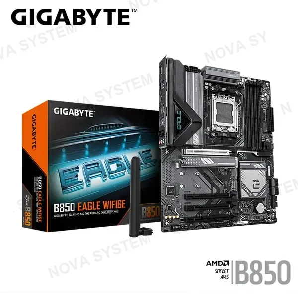 PLACA GIGABYTE B850 EAGLE WIFI6E ATX DDR5 AMD AM5 (PN:9MB85EGL6-00-G10) COMPUTERSHOP