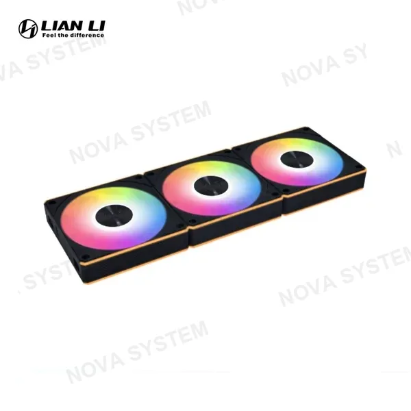 COOLER DE CASE LIAN LI UNI FAN CL WIRELESS REVERSE 120 MM X 3, ARGB, BLACK (12RCL1W3B)