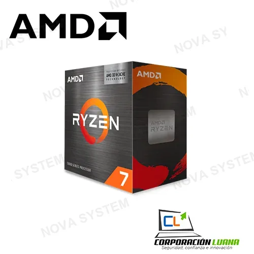 PROCESADOR AMD RYZEN 7 5800X3D ( 100-100000651WOF ) 3.40GHZ - 4.5GHZ | 8 CORES | CACHE 96 MB | AM4
