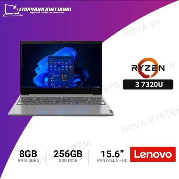 LAPTOP LENOVO V15 G4 AMN AMD RYZEN 3 7320U ( 82YU00X4LM ) RAM 8GB | SSD 256GB | 15.6\\