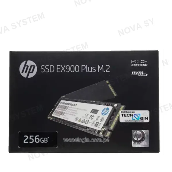 SSD HP 256GB EX900 M.2 NVME