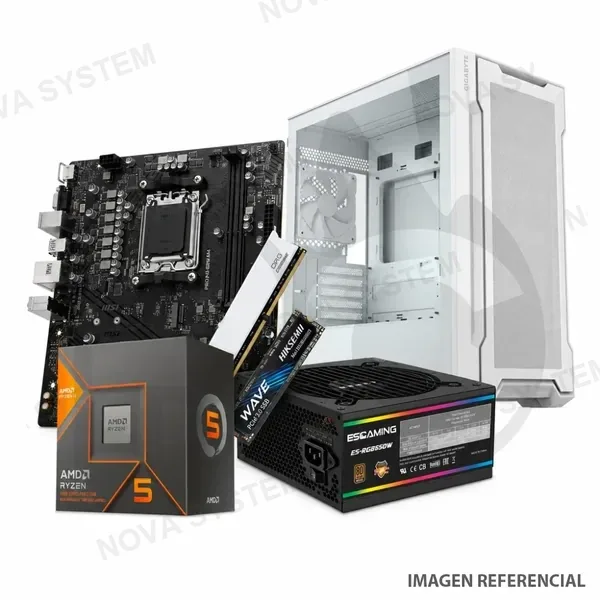 PC Ryzen 5 8600G 16GB SSD 512GB White