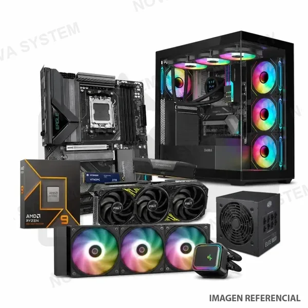 PC Ryzen 9 9900X RTX 5070 Ti 16GB