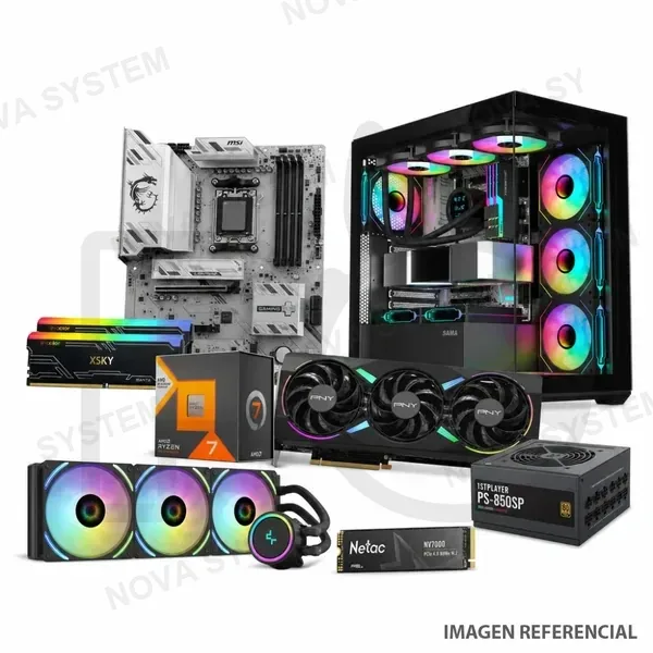 PC Gamer Ryzen 7 7700X3D RTX 5070 12GB