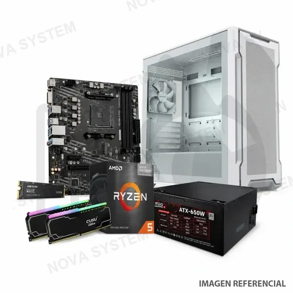PC Ryzen 5 5600GT 32GB SSD 512GB White