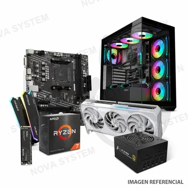 PC Gamer Ryzen 7 5700 RX 9060 XT 16GB