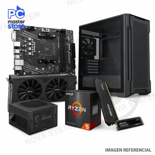 PC Gamer Ryzen 5 5500 RX 9060 8GB