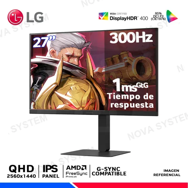MONITOR LG UltraGear 27G640A-B, 27" IPS