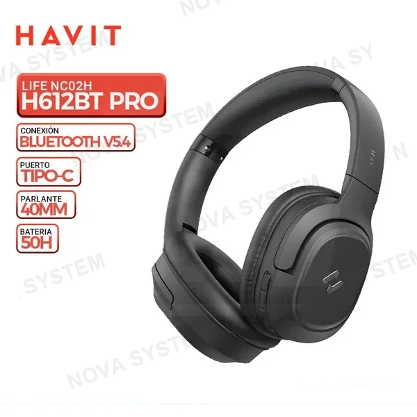 AURICULAR INALAMBRICO HAVIT H612BT PRO Life NC02H Negro