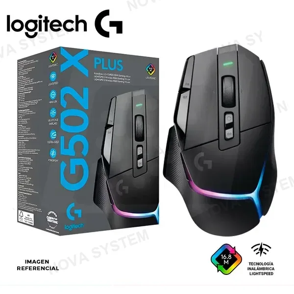 MOUSE GAMING LOGITECH G502X PLUS