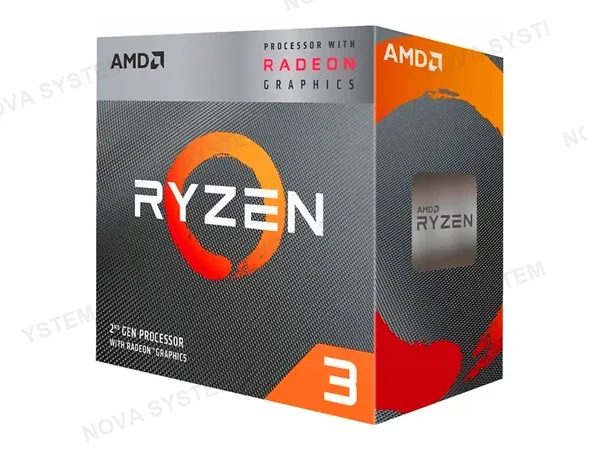 PROCESADOR AMD RYZEN 3 3200G 3.6GHZ HASTA 4GHZ 4MB (YD3200C5FHBOX) AM4, 4 NUCLEOS