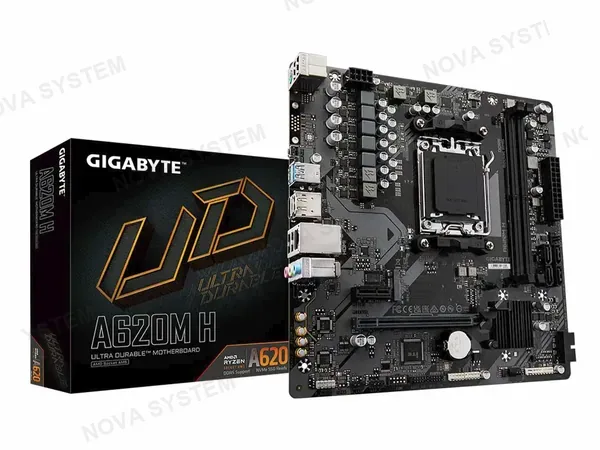 PLACA MADRE GIGABYTE A620M H (A620M H) SOCKET AM5, RAM DDR5 BUSS 6400OC MHZ