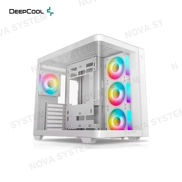 CASE GAMER DEEPCOOL CG530U 4FAN ARGB/WHITE