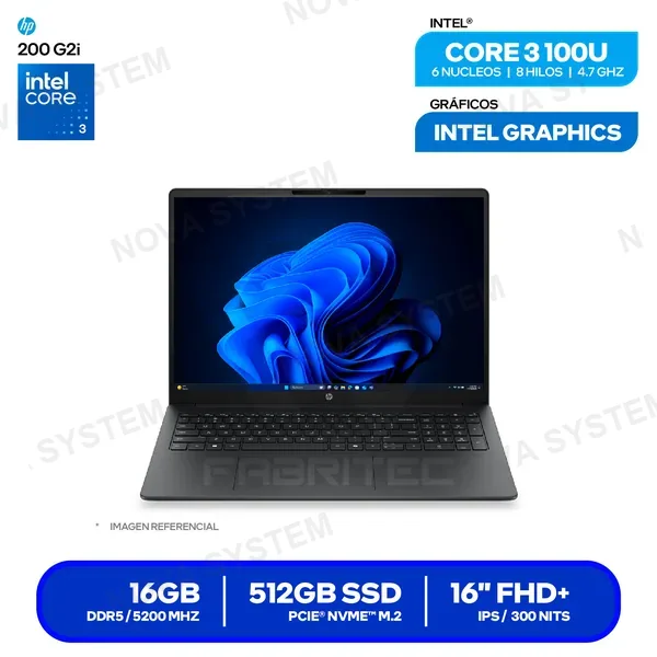 ( D61LXAT#ABM ) LAPTOP HP 200 G2I ( D61LXAT#ABM ) | INTEL CORE 3 100U ...