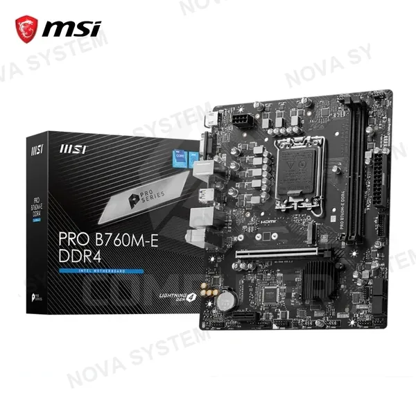 PLACA MADRE MSI PRO B760M-E DDR4 /LGA 1700 2MODULOS