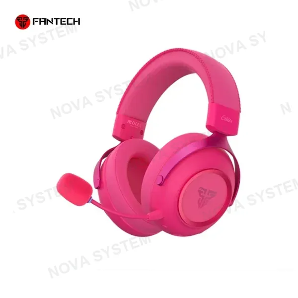 AUDÍFONOS GAMER FANTECH ORBITA WHG07 WIRELESS MULTI-PLATAFORMA PINK