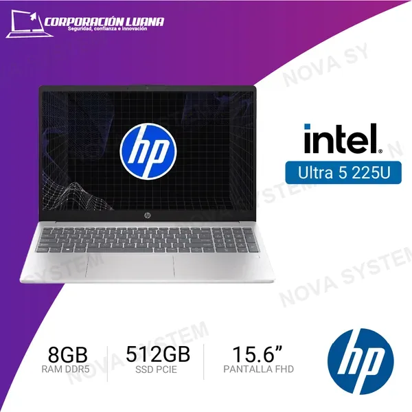 LAPTOP HP 15-FD2350LA INTEL CORE ULTRA 5 225U ( D2JV7LA#ABM ) RAM 8GB DDR5 | SSD 512GB | 15.6\\