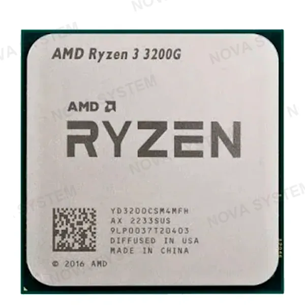 PROCESADOR AMD, RYZEN 3 3200G AM4 OEM - SOLO PC COMPLETA