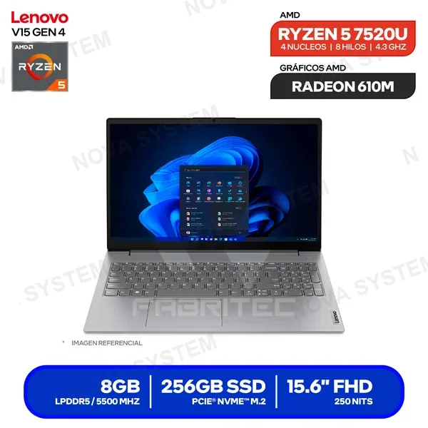 ( 82YU00X6LM ) LAPTOP LENOVO V15 G4 AMN ( 82YU00X6LM ) | AMD RYZEN 5 7...