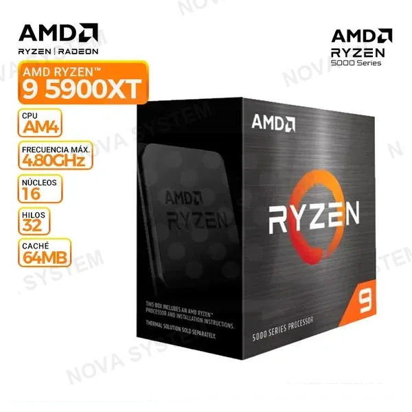 PROCESADOR AMD RYZEN 9 5900XT AM4