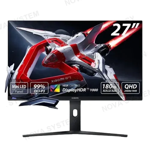 MONITOR XIAOMI MINI LED G PRO 27QI 2026 27“ QHD 2K 2560x1440/180HZ/1MS HDR1000