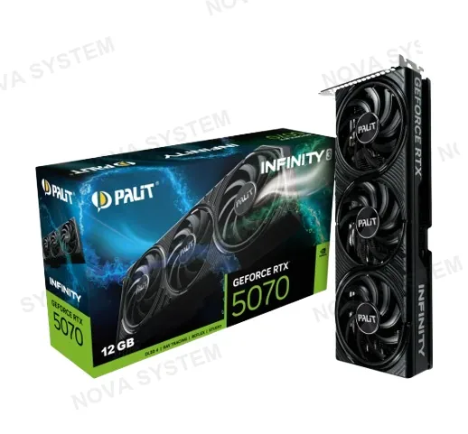TARJETA DE VIDEO PALIT RTX 5070 INFINITY 3 OC 12GB GDDR7