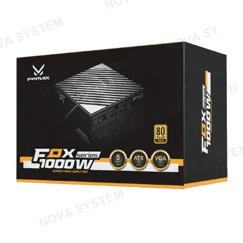 FUENTE DE PODER GAMER FPMAX FOX 1000W MODULAR 80+ GOLD