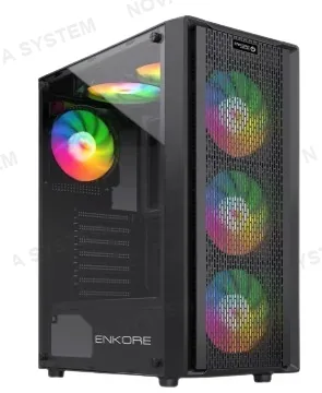 CASE FANTECH ENKORE 5013 GAMER 4FAN RGB S/FUENTE