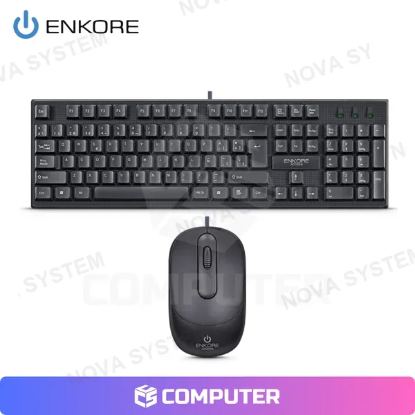 TECLADO ENKORE KIT ACCESS ENT 508 TECLADO / MOUSE BLACK