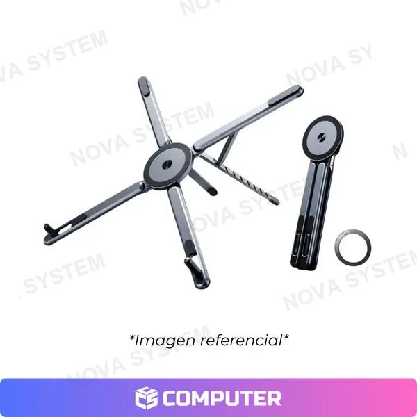 SOPORTE TRAVEL PORTABLE STAND LAPTOP/CELULAR MAGNETICO
