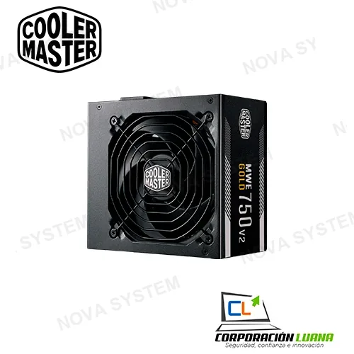 FUENTE DE PODER COOLER MASTER MWE V2 ( MPY-7501-ACAAG-U2 ) 750W | 80 PLUS GOLD