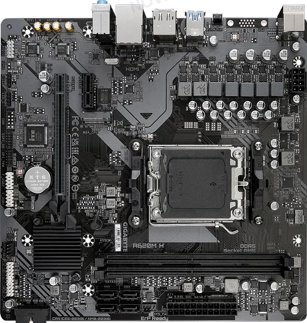 GIGABYTE A620M H Placa Madre AMD A620 AM5 DDR5