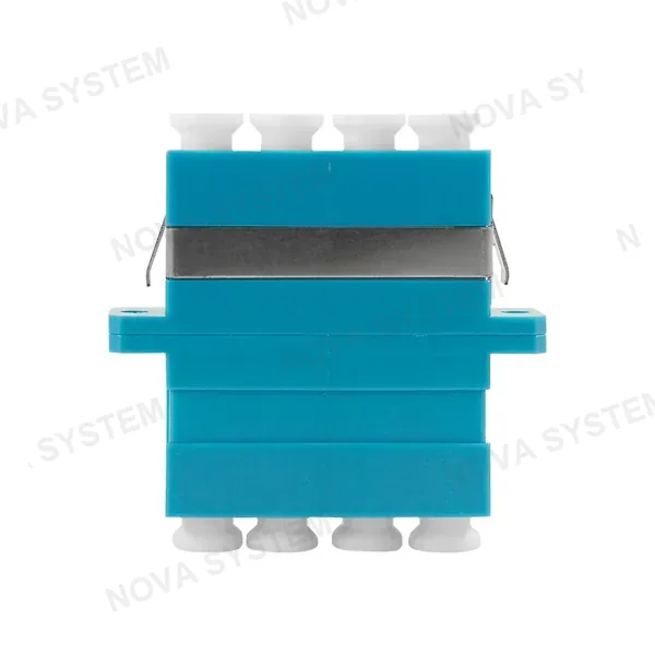 OPFIBRA ADLCU-QD-SM-P10 Acoplador de Fibra Óptica LC Quad Monomodo Azul - 10 Unidades
