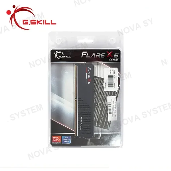 MEMORIA 16GB DDR5 G.SKILL FLARE X5 BLACK INTEL XMP/AMD EXPO BUS 6000MHZ (PN:F5-6000J3636F16GX1-FX5)