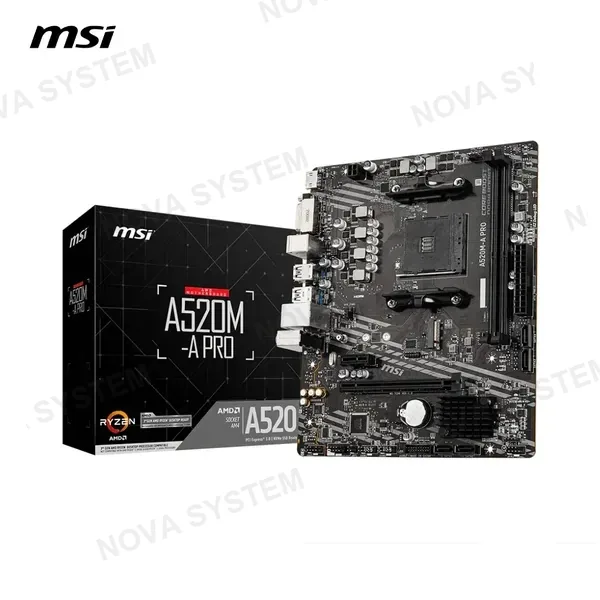 PLACA MADRE MSI A520M-A PRO AMD RYZEN DDR4 DDR4/AM4