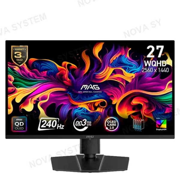 MONITOR GAMING MSI MAG 274QP QD-OLED 26.5" 240Hz