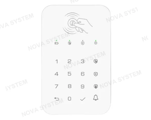 SHOCTIK ST-TECLADO Teclado Número Táctil Inalámbrico