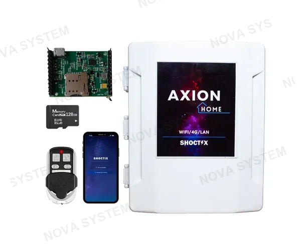 SHOCTIX SHOCTIX ST-AXION-4G Alarma Smart WiFi Ethernet GSM 4G 100 Zonas con Integración a Alexa