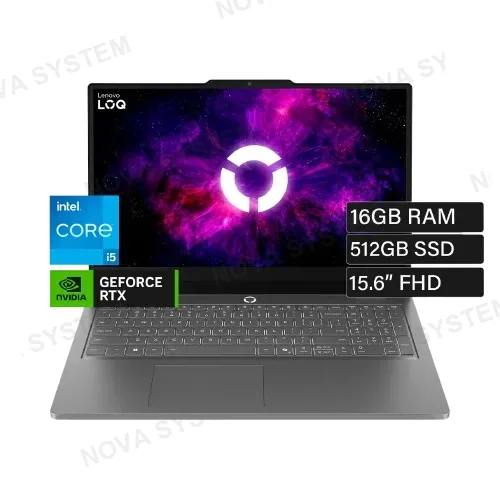 LAPTOP, LENOVO LOQ ESSENTIAL 15IRX11, CORE I5 13450HX, 16GB DDR5, 512GB SSD RTX5050 8GB, ESP. 15.6P FHD