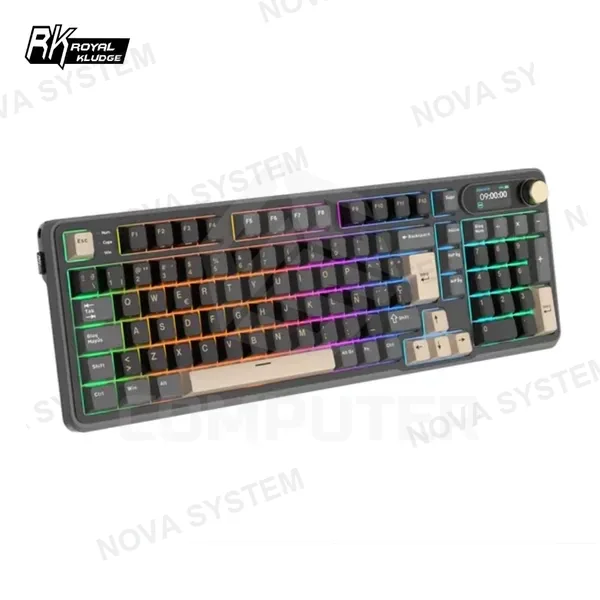 TECLADO MECANICO ROYAL KLUDGE RK-S98 PHANTOM SW-CHARTREUSE