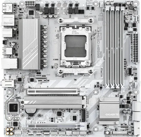 GIGABYTE B850M DS3H ICE Placa Madre AMD B850 AM5