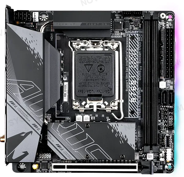 GIGABYTE B760I AORUS PRO Placa Madre Intel B760 LGA1700 DDR5