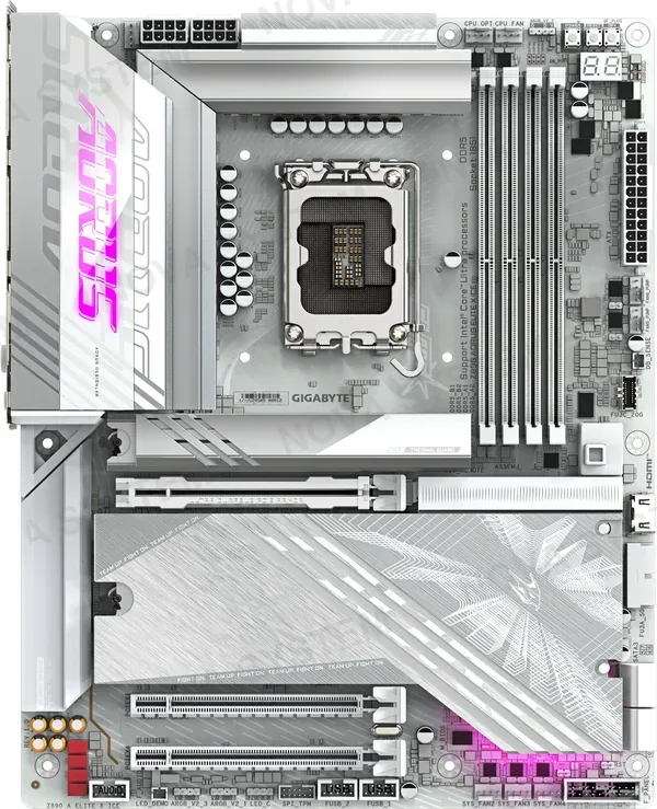 GIGABYTE Z890 AORUS ELITE X ICE Placa Madre Intel Z890 DDR5 WiFi7