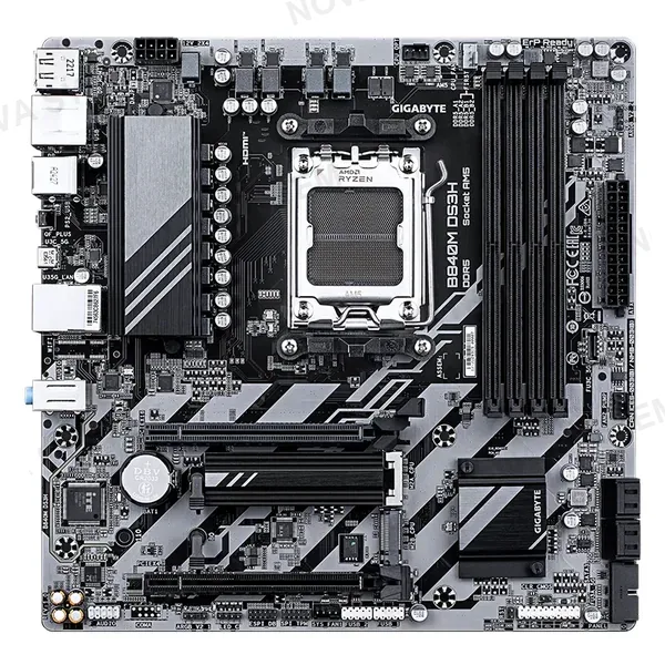 GIGABYTE B840M DS3H Placa Madre AMD B840 AM5 mATX