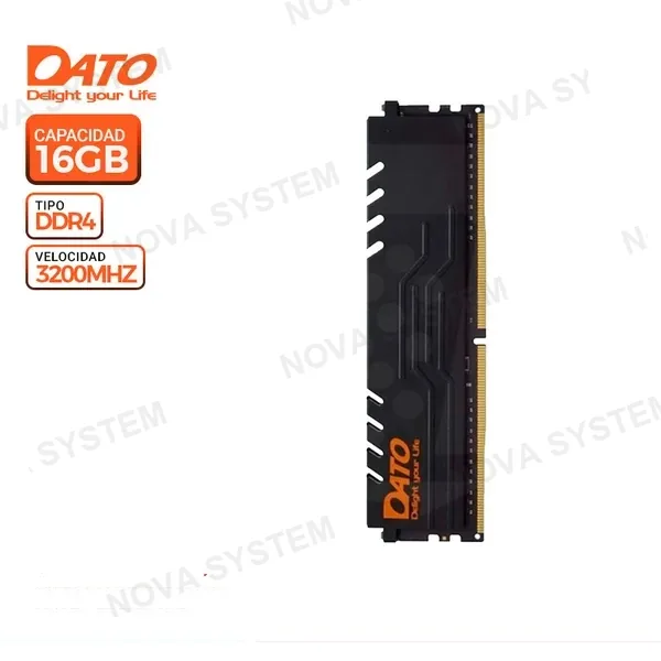 MEM. RAM DATO EXTREME 16GB DDR4 3200 MHz, BLACK