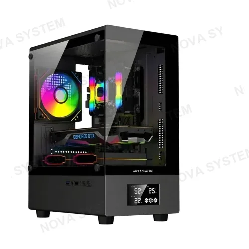 CASE MATX GAMER DATAONE LUNA BP15D FISH TANK DISPLAY 3xARGB S/FUENTE