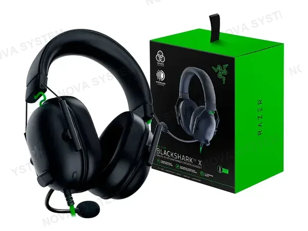AURICULAR RAZER BLACKSHARK V2 X GAMING (RZ04-03240100-R3U1) CON MICROFONO, INTERFAZ JACK 3.5 MM, NEGRO