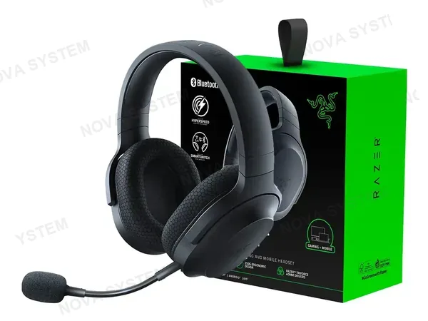 AURICULAR INALAMBRICO RAZER BARRACUDA X 2022 GAMING (RZ04-04430100-R3U1) CON MICROFONO, INTERFAZ BT, NEGRO